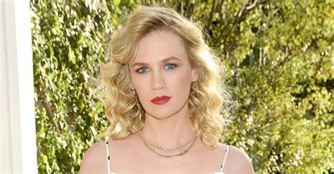 january jones toples|January Jones Poses Topless to Remind Women to Get .